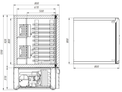 Аппарат шоковой заморозки Atesy SF10-G